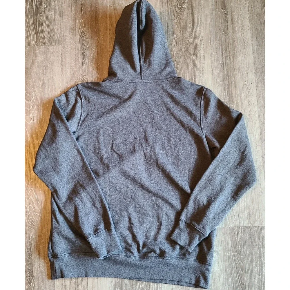 The North Face Hoodie Mens Large Gray Pullover LIUNA Laborers Graphic Sweatshirt